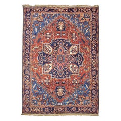 Antique Persian Heriz Rug, Early 20th Century