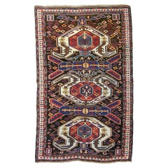 Antiker kaukasischer Lenkoran-Teppich aus dem 19. Jahrhundert