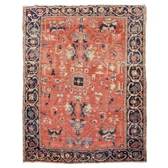Antiker persischer Serapi-Teppich, spätes 19. Jahrhundert