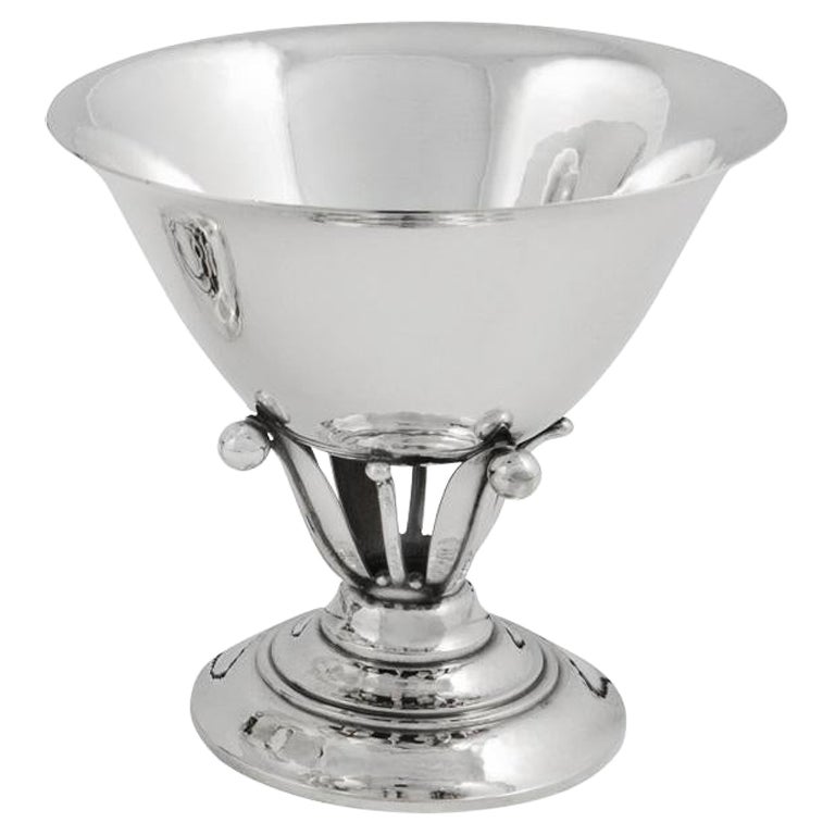 Georg Jensen Cuenco de plata de ley 17A