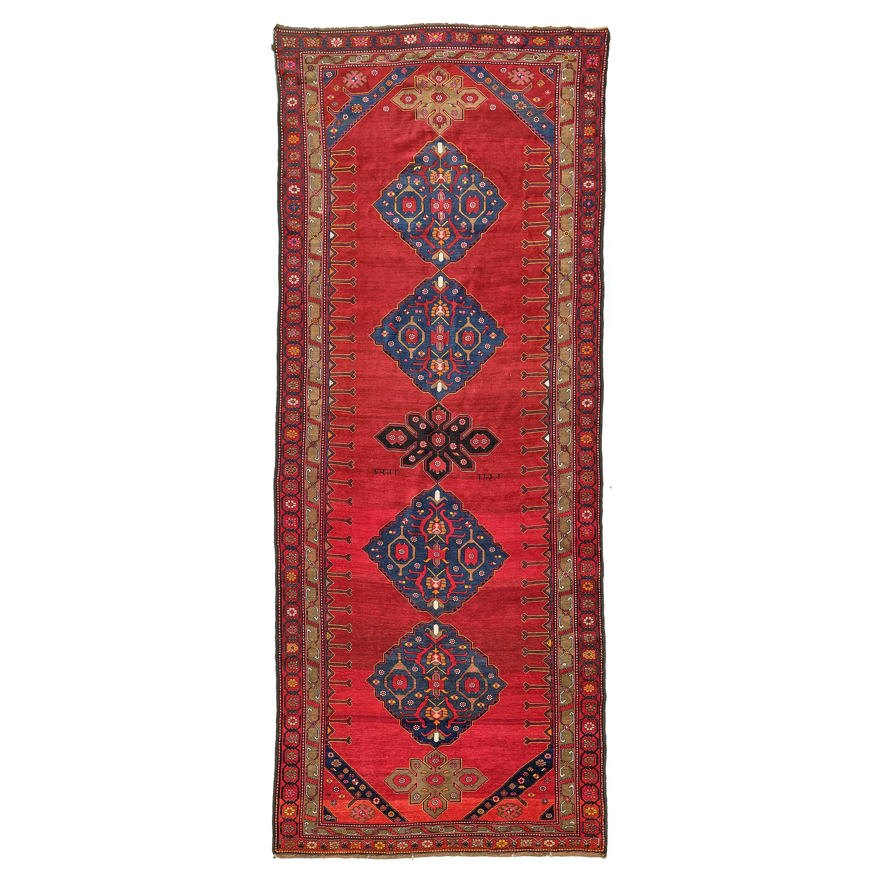 Vintage Persian Karabagh Runner 55247 For Sale