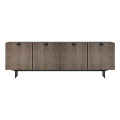 Blade Credenza - a Contemporary Sideboard in Wood and Marble