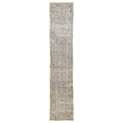 Mehraban - Tapis de couloir persan ancien Bidjar à motif Herati 57538