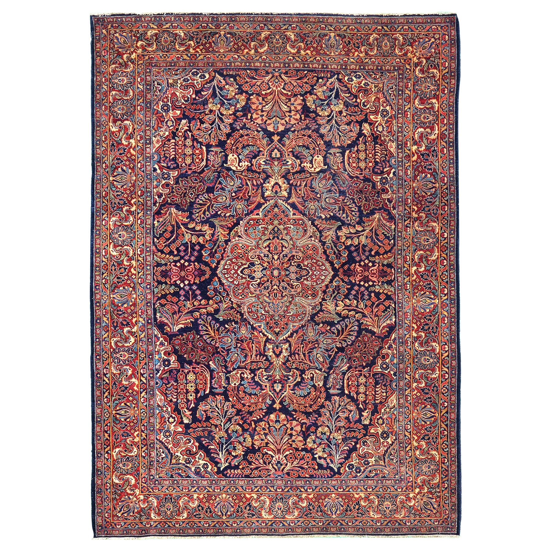 Antique Persian Sarouk 57818 For Sale