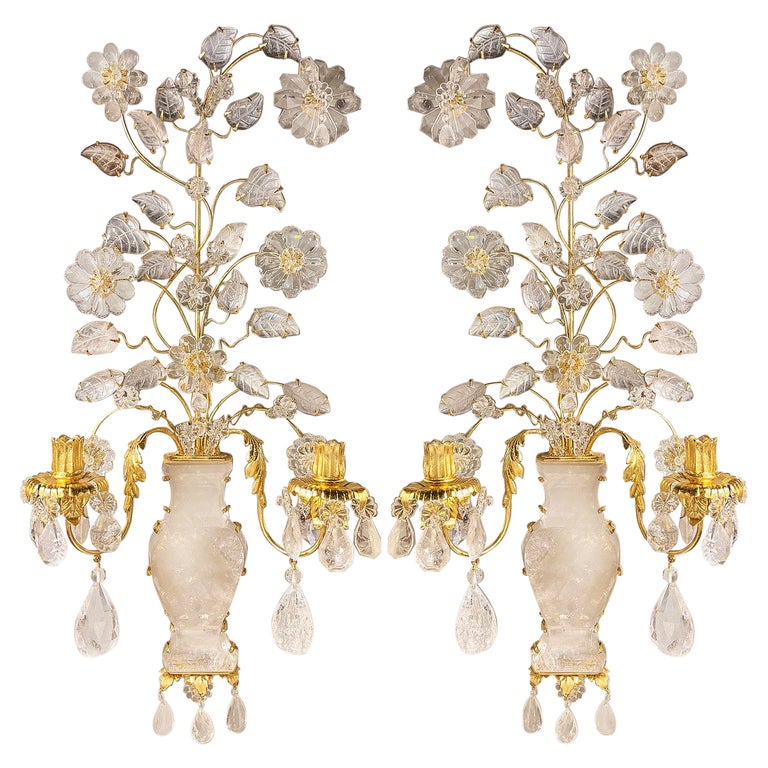 Applique Murale Classique 2 Lumières – Cristal Et Fer – Couleur Or – Collection Bga 2407 / A2 – Neuve