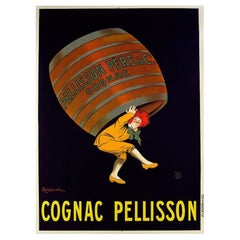 1905 Cognac Pellisson Original Vintage Poster