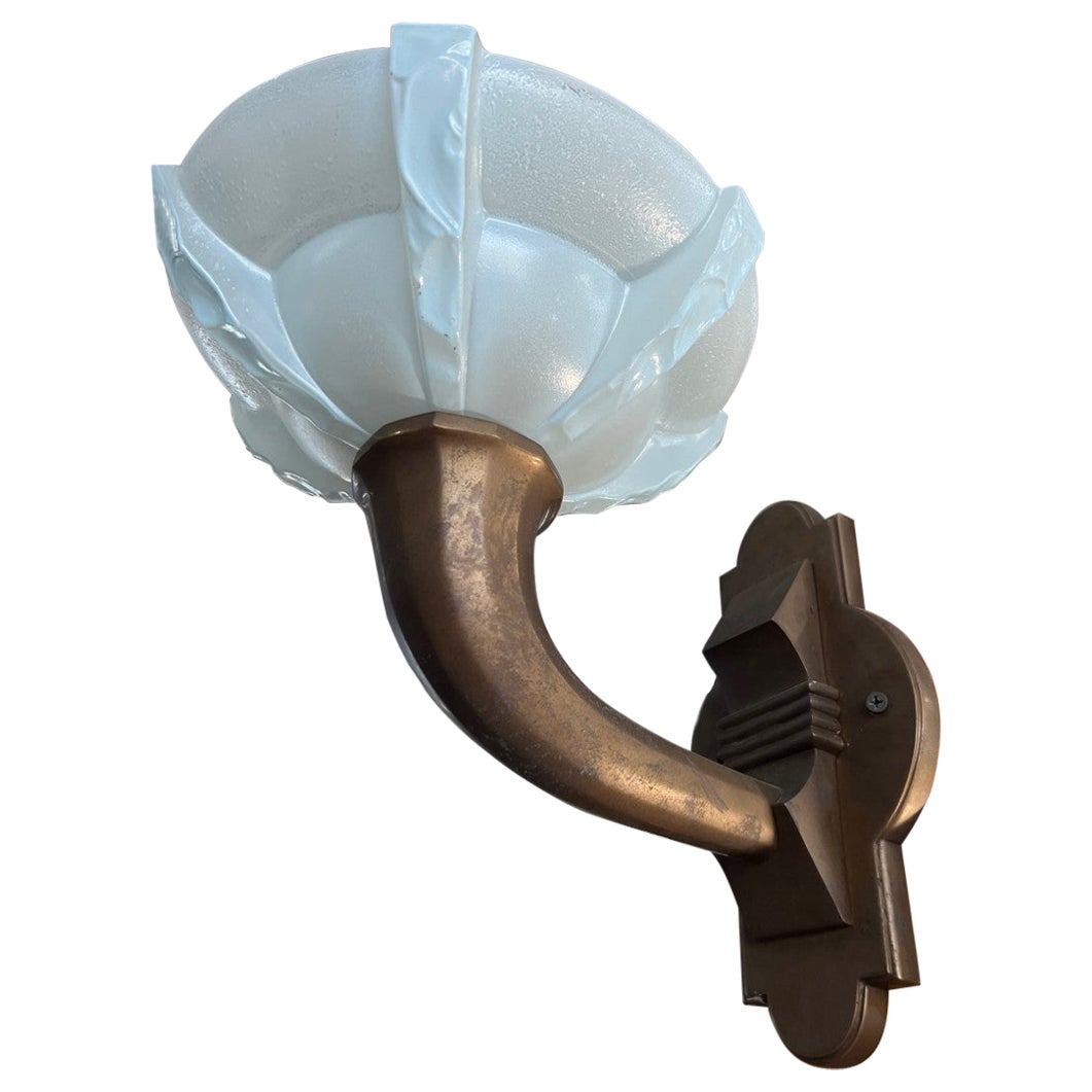 William Switzer Bronze Wall Sconce, '6 Available' For Sale