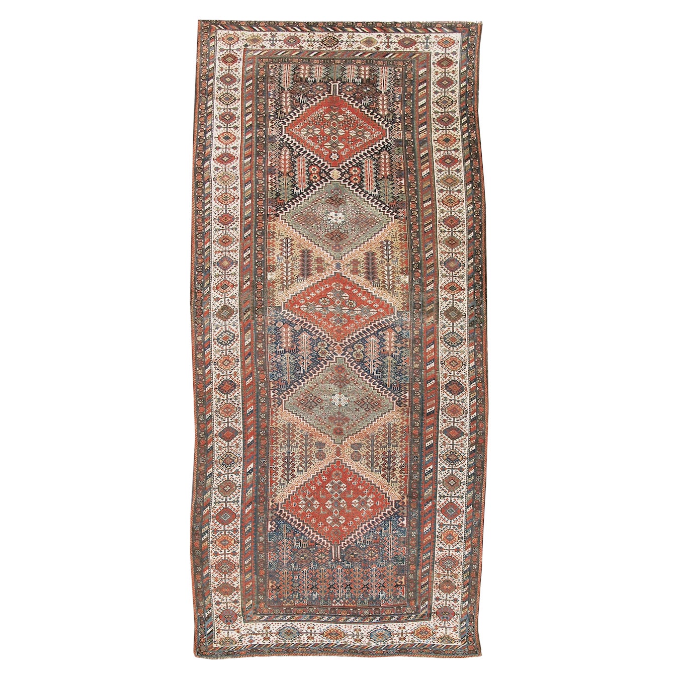 Antique Persian Qashqai Rug, c. 1900