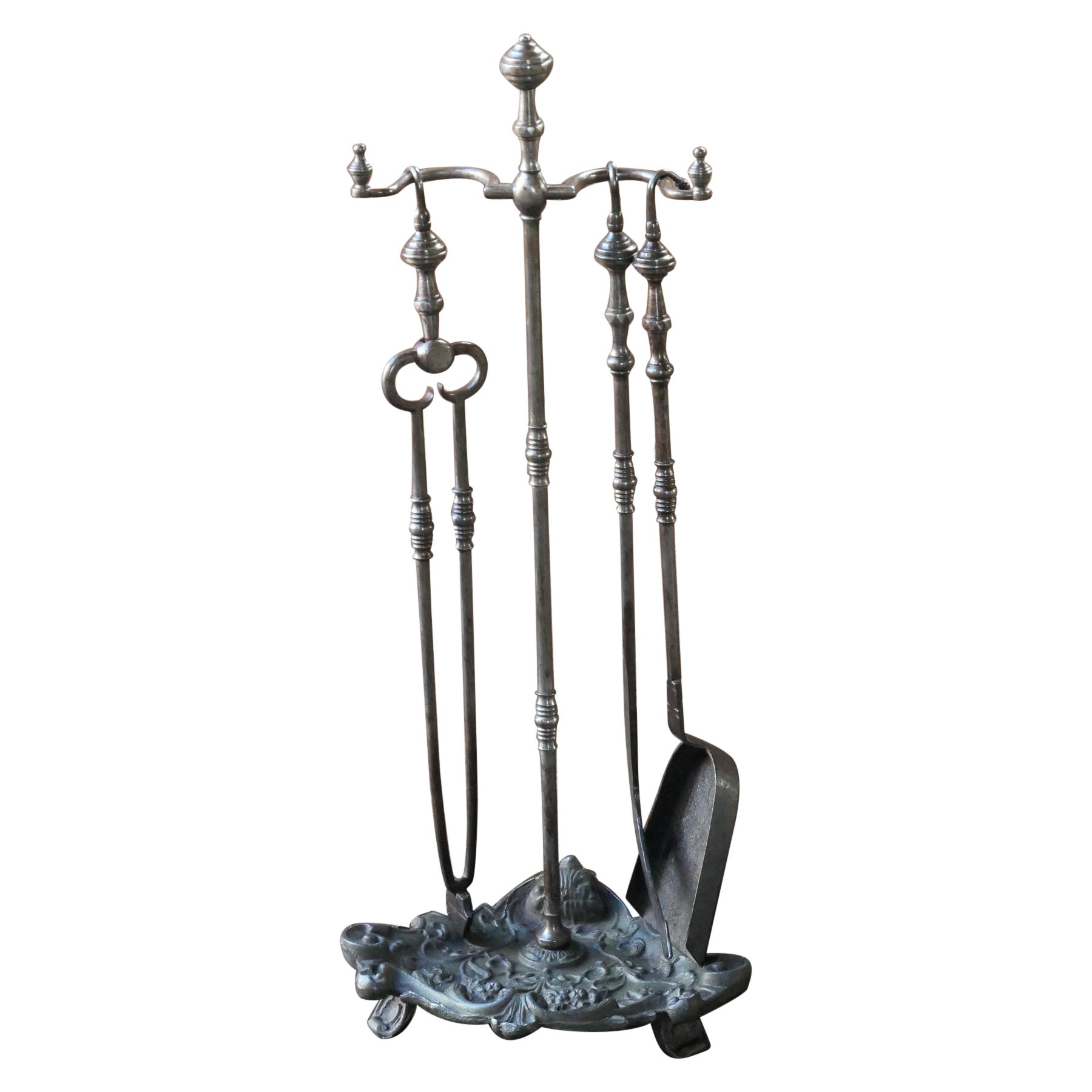 Antique Dutch Louis XV Fireplace Tools or Fire Tools, 18th Century For Sale