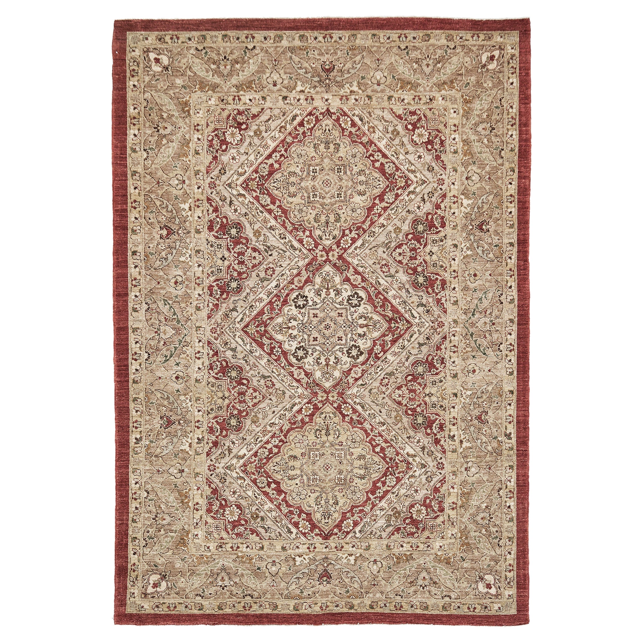 Mehraban - Tapis à teinture naturelle Farahan - Collection Bliss