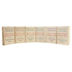 Churchill, the Second World War, All First Editions, 6 Volumes, with the Dj's
