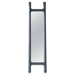 Graphite Drab Sculptural Wall Mirror by Zieta