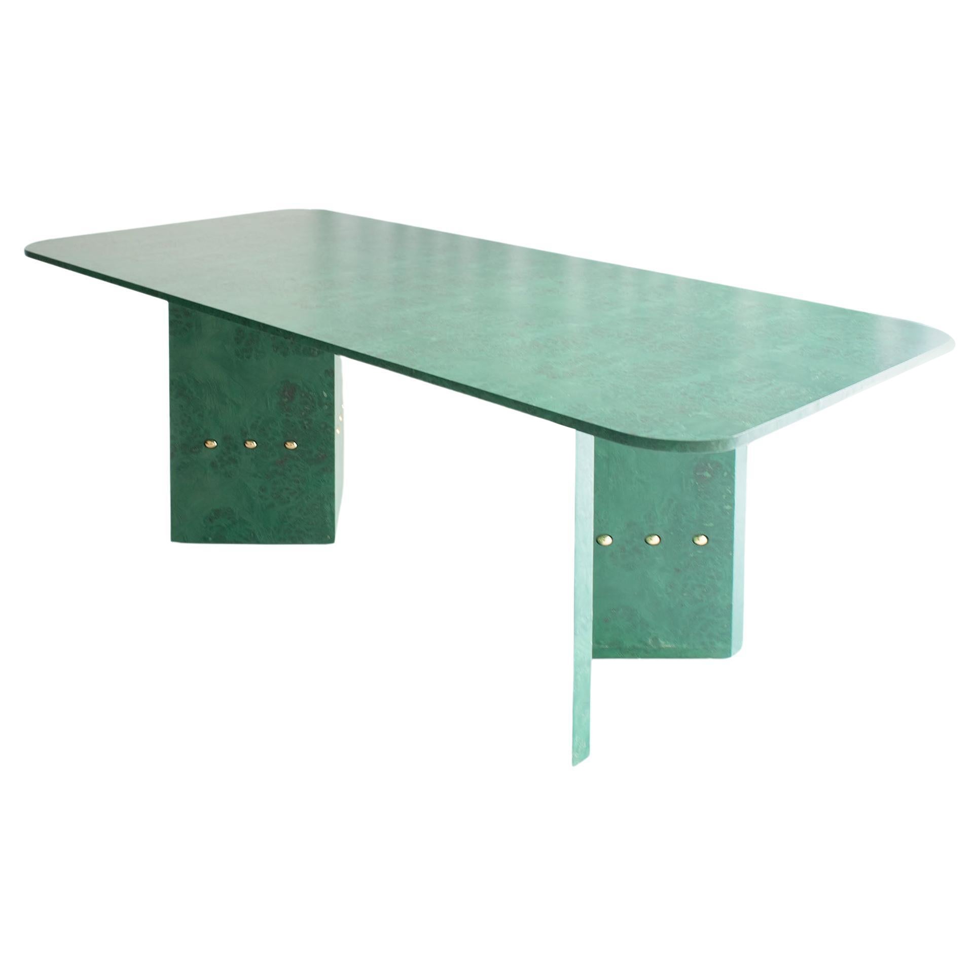 Green High Table by Studio Christinekalia For Sale