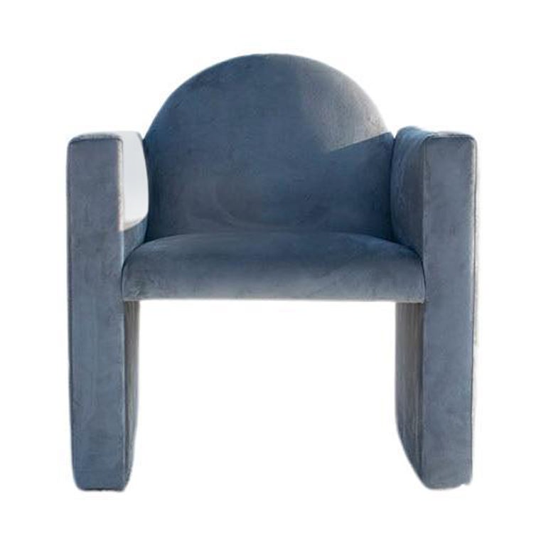 Silver Marika Armchair by Studio Christinekalia For Sale