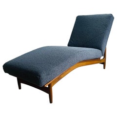 Danish Modern Chaise Lounge by IB Kofod Larsen