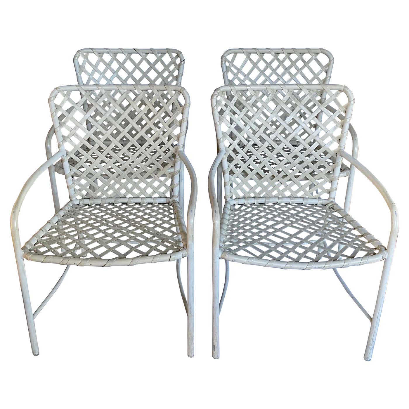 Brown Jordan Mid-Century Modern Outdoor Dining Chairs, Set of 4 For ...