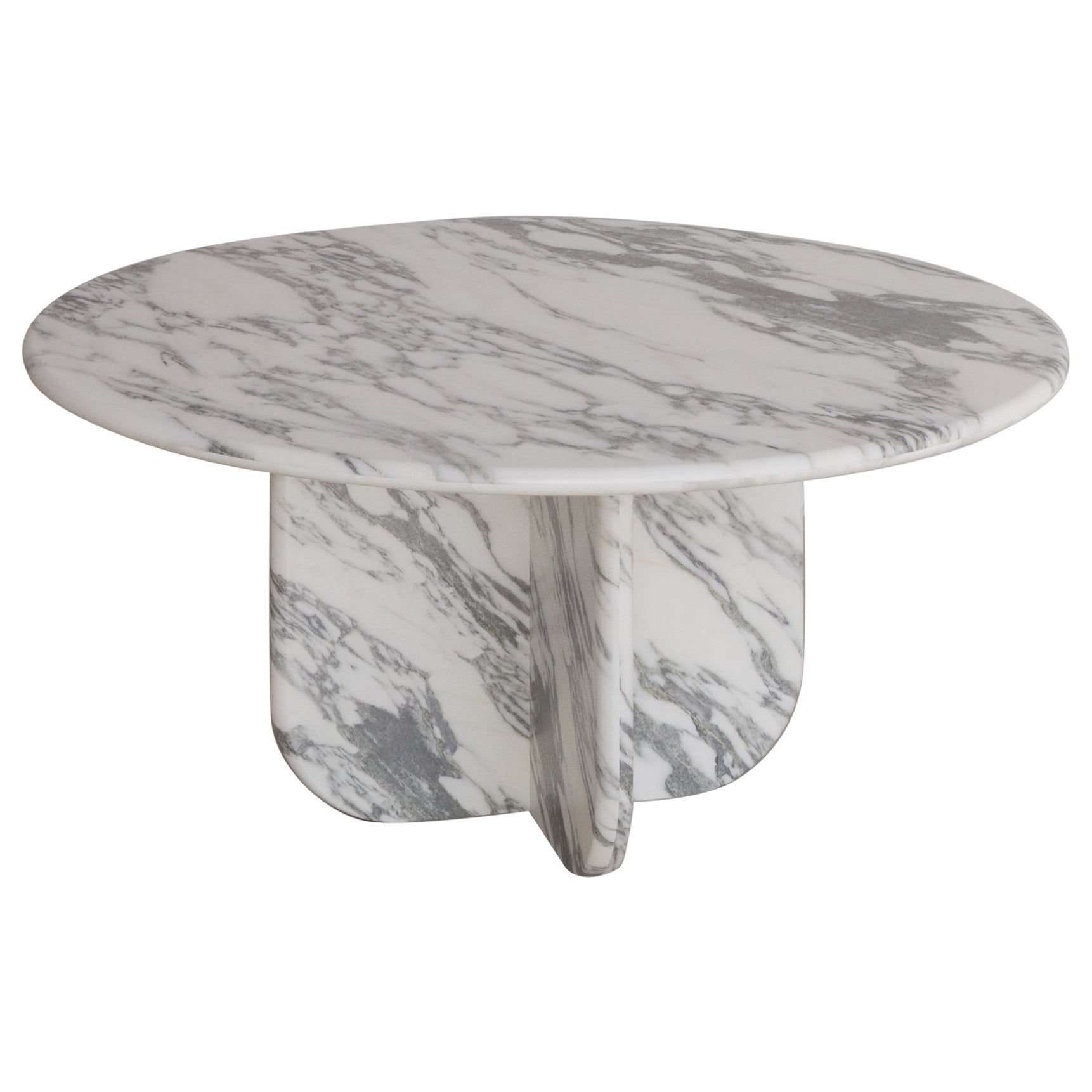 Bianco Arabescato Ètoile Dining Table I by The Essentialist For Sale