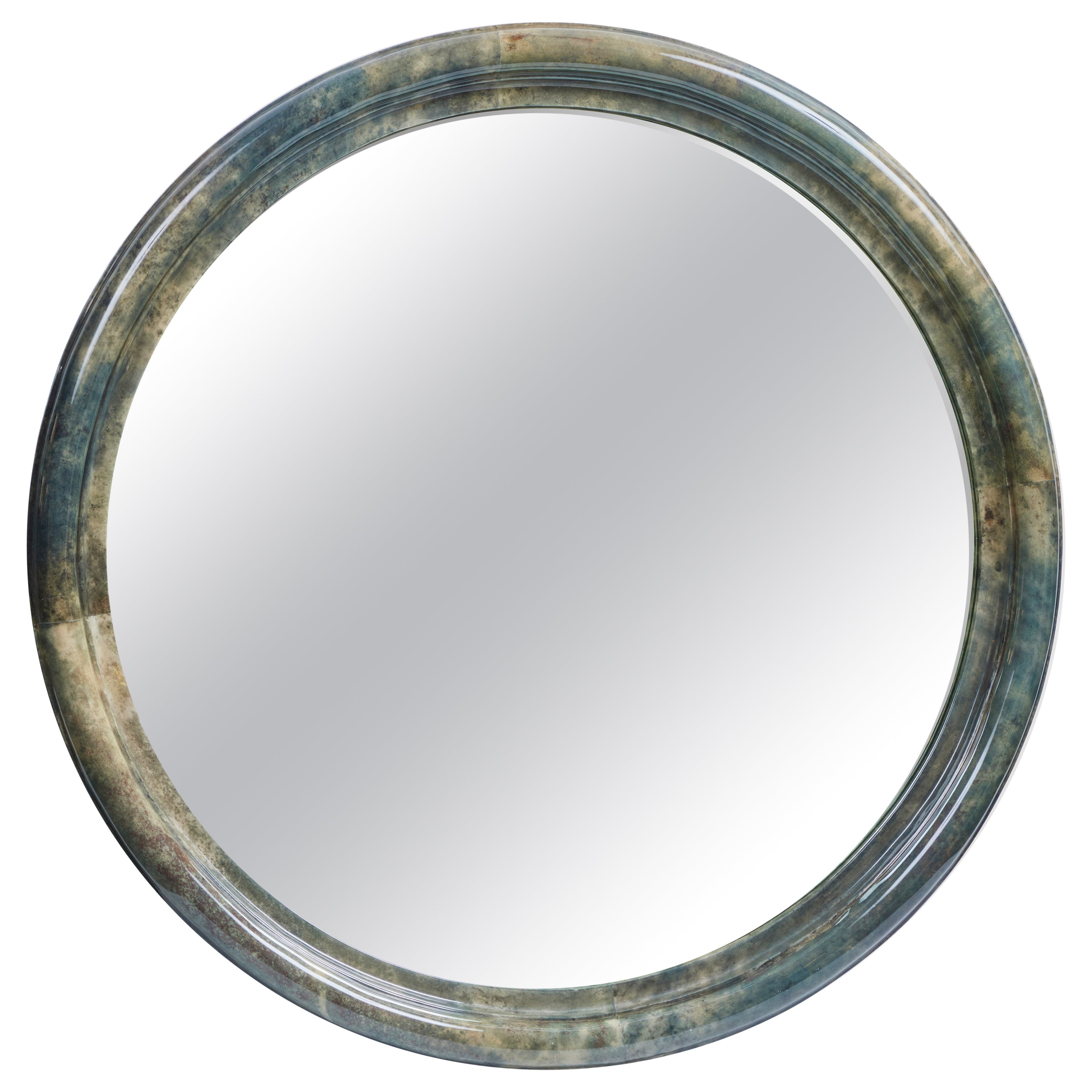 Goatskin Mirror by Karl Springer For Sale