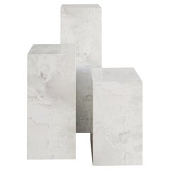 Bianco Onyx Ètoile Pedestal by the Essentialist