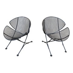 Retro Maurizio Tempestini for Salterini Pair of Clam Shell Chairs