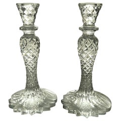 Waterford Crystal Pair of Sea Jewel Seahorse Candlesticks in Boxes