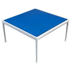 Midcentury Richard Schultz 1966 Cocktail Table for Knoll, Blue Patio Outdoor