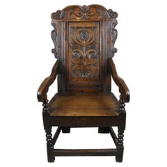 17th Century Oak Wainscot Chair