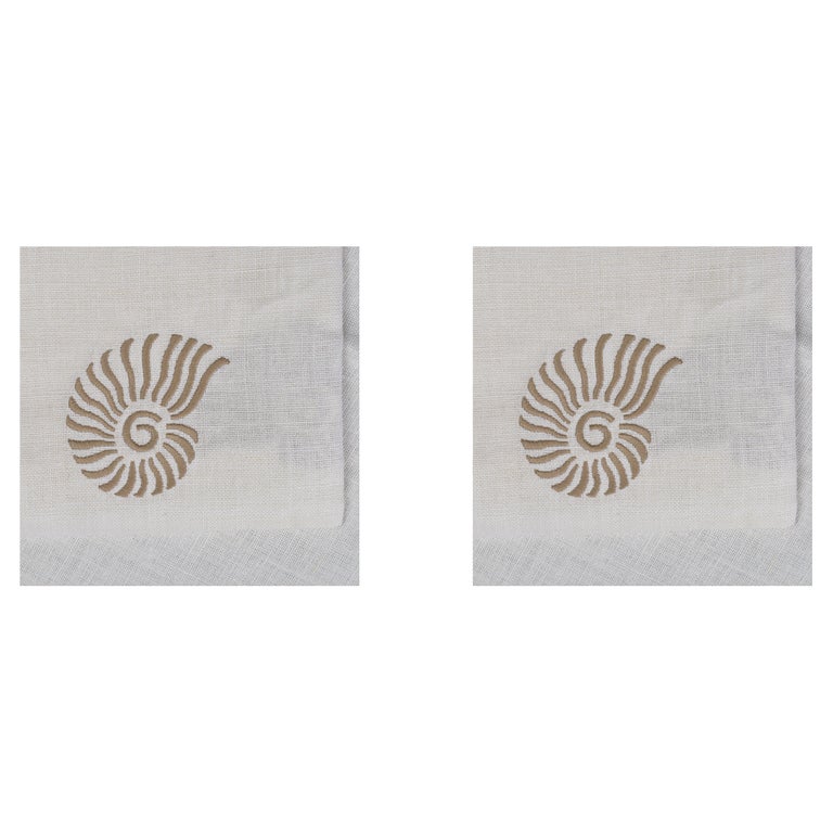 Pair of Small Square Tablecloths For Sale at 1stDibs