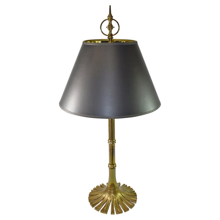 Chapman Brass Bamboo Table Lamp For Sale at 1stDibs