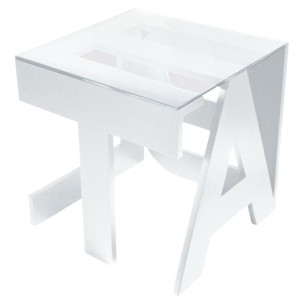 White "Table" Table by Roberta Rampazzo For Sale