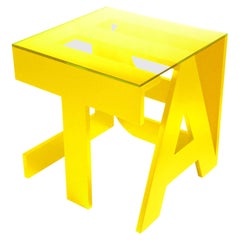Yellow "Table" Table by Roberta Rampazzo