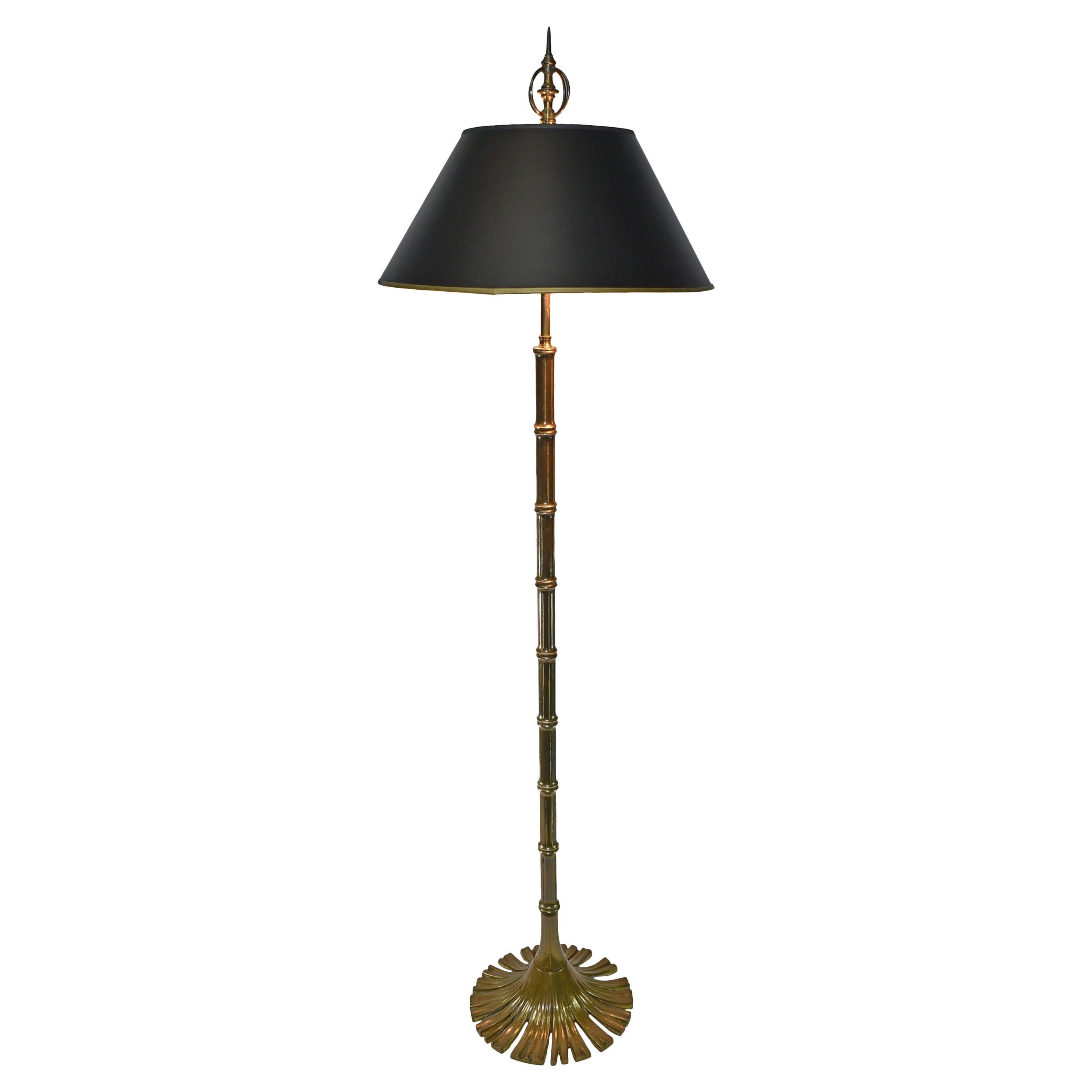 Chapman Brass Bamboo Floor Lamp