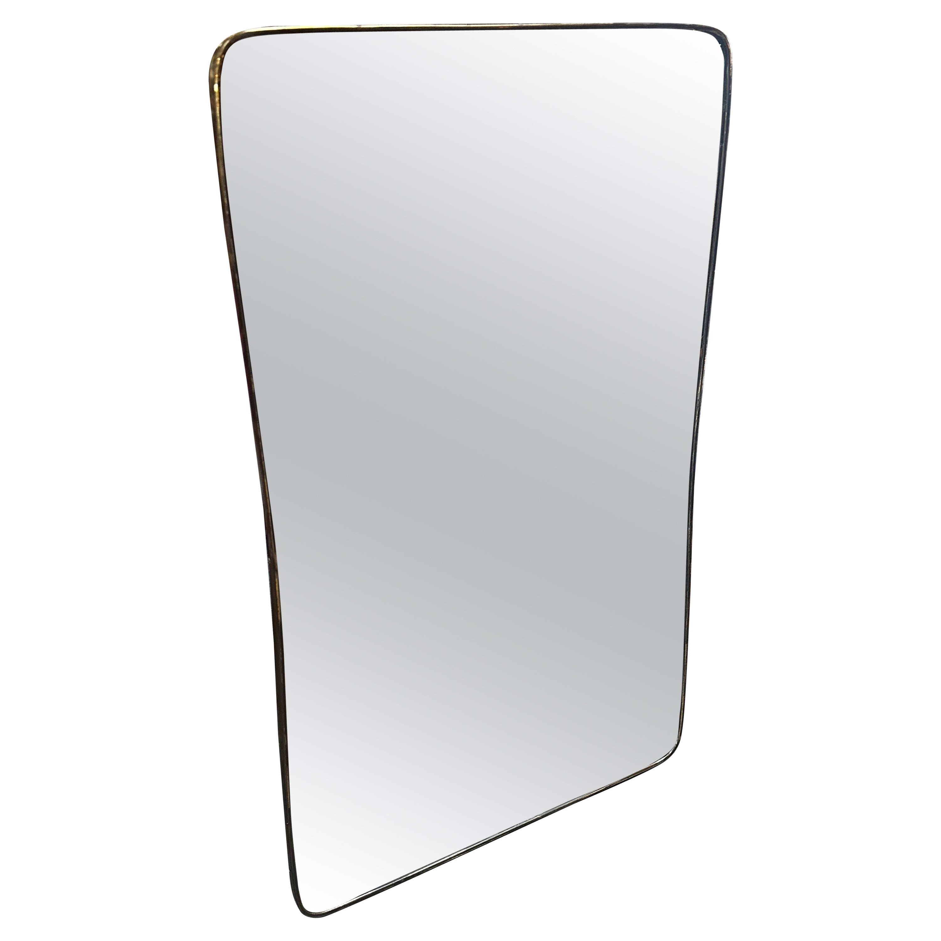 Oversize Vintage Italian Mirror, 1960s For Sale