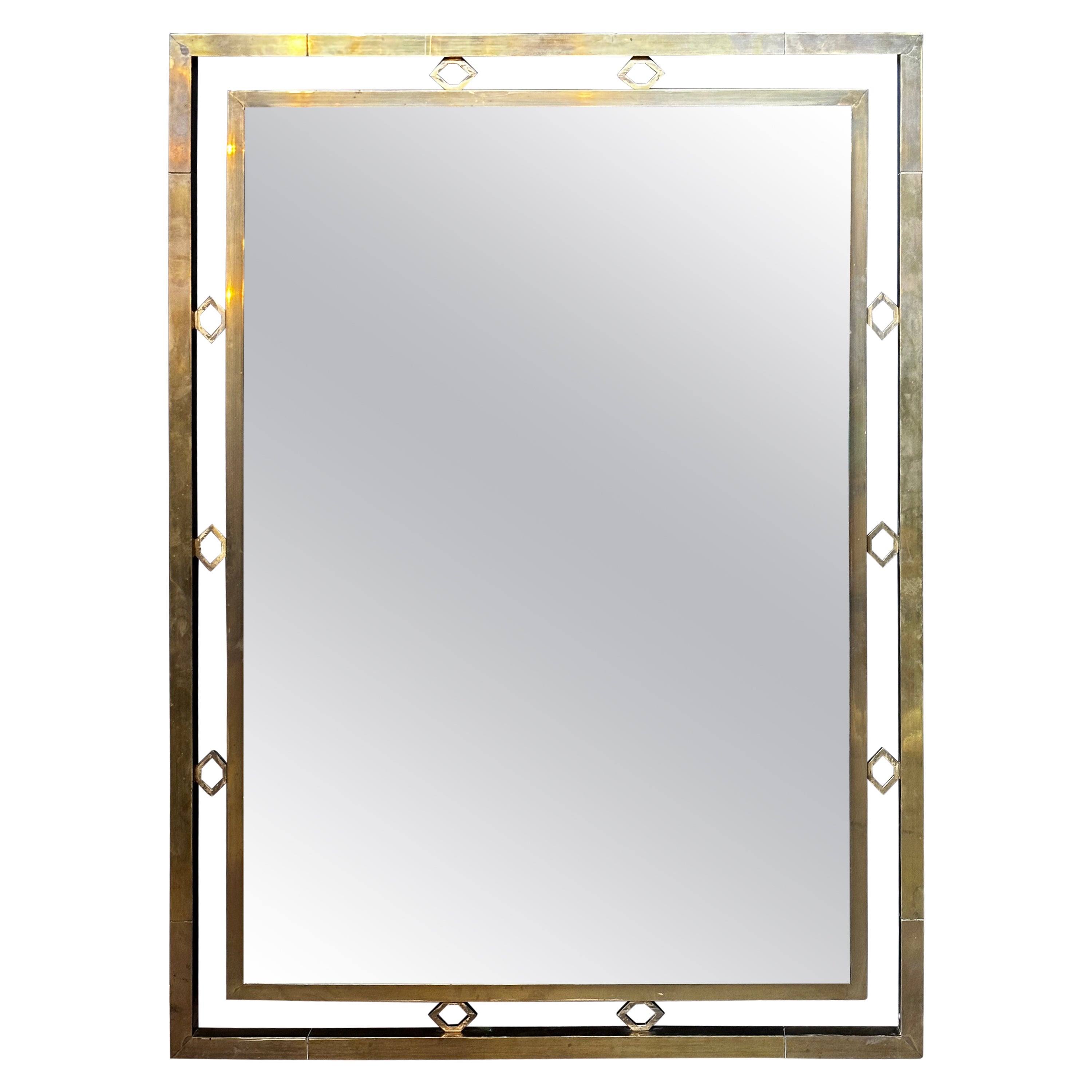 F.A. 33 Rectangular Italian Wall Mirror at 1stDibs fa 33 mirror, fa