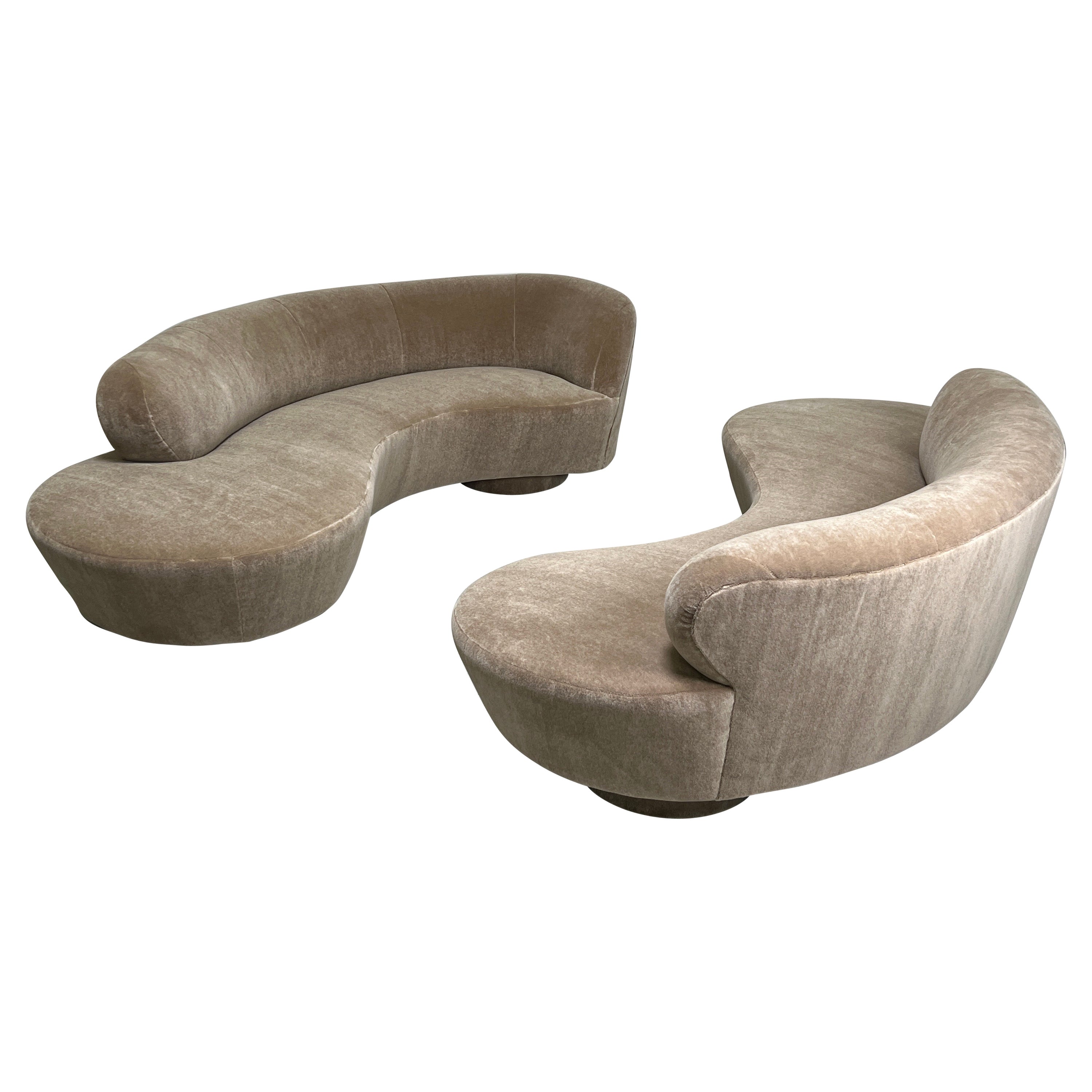 Pair of Sofas by Vladimir Kagan for Directional