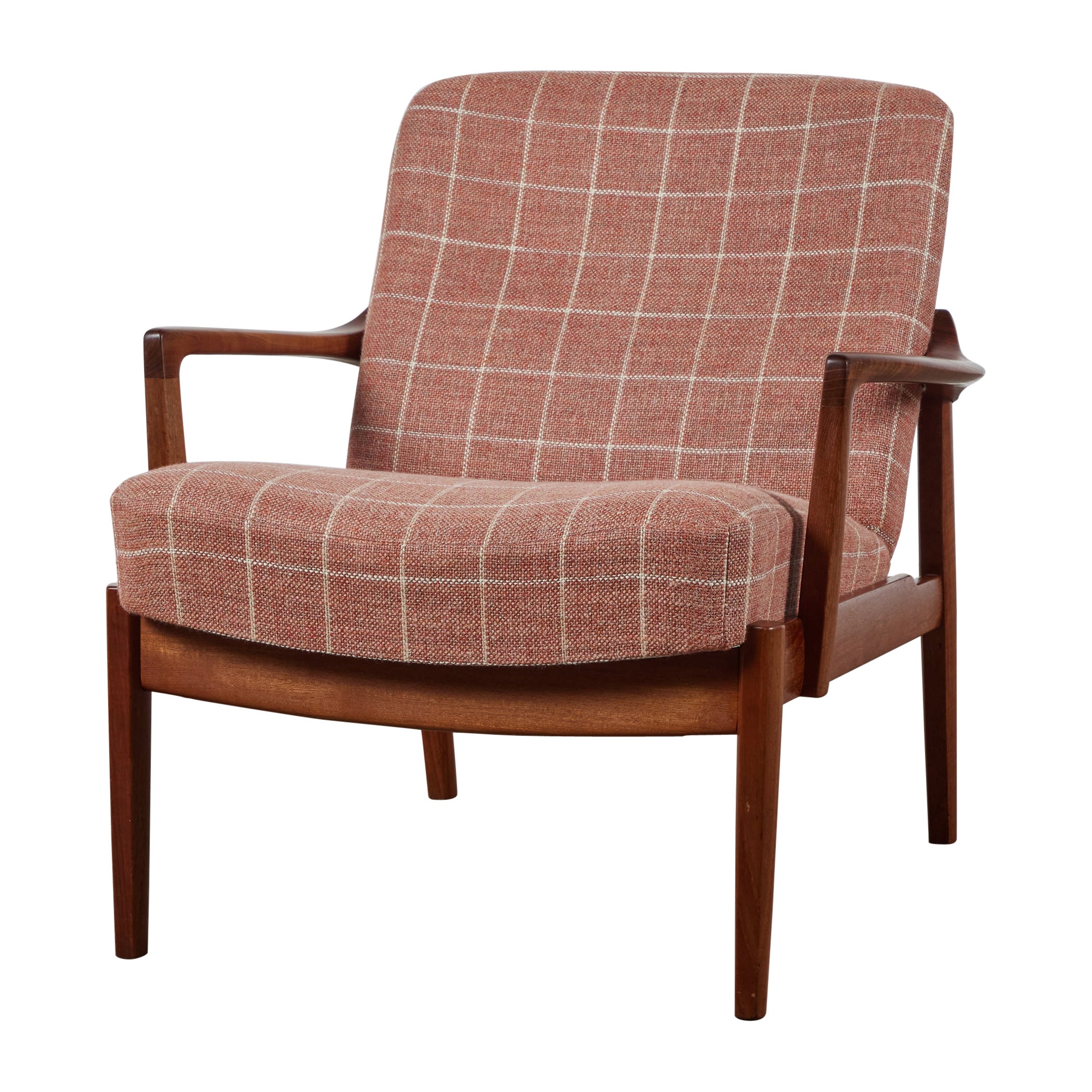Tove & Edvard Kindt-Larsen "Model 125" Lounge Chair for France & Son For Sale