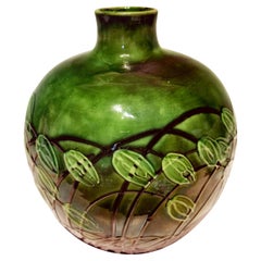 Art Deco Pottery Vase Max Laeuger Germany