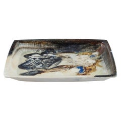 Jeppe Hagedorn-Olsen, Denmark. Stoneware Bowl with Abstract Motifs