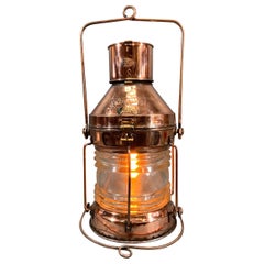 Vintage Meteorite Copper Ships Lantern