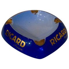 Vintage Ricard Anisette Ceramic Ashtray