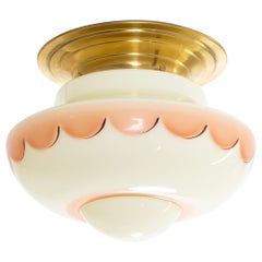 Scandinavian Flush Mount Ceiling Light, 1950s