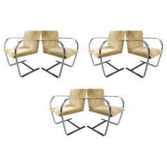 Six chaises Brno de Mies Van Der Rohe pour Knoll