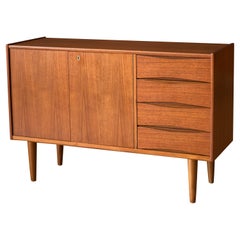 Enfilade scandinave vintage en teck de Fredrik A. Kayser