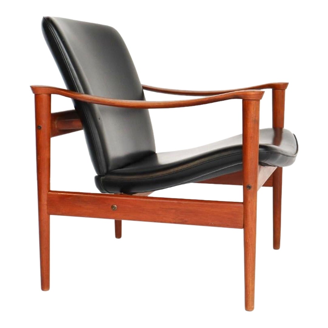 Fredrik Kayser Teak Lounge Chair Model 710