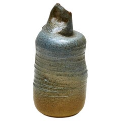 Vase de sculpture en céramique moderne du milieu du siècle dernier de l'école de Massana, vers 1970