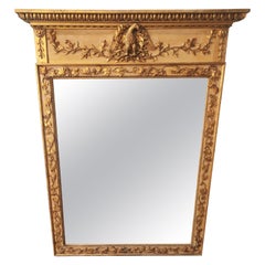 Antique Important and Large Neoclassical Mirror