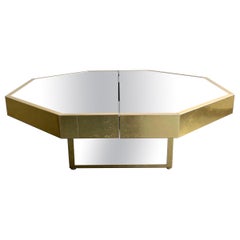 Henri Lancel 1970s Mirrored Bar Coffee Table