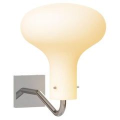 Ignazio Gardella 'Galleria' Wall Lamp in Chrome and Glass for Tato Italia