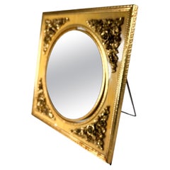 Vintage Table Vanity Mirror French Ornamentation Style of Fred K Loeser