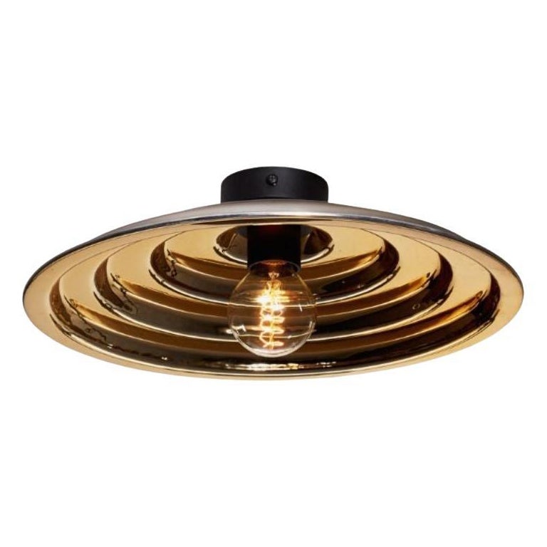 Gold Echo Ceiling Light, Small by Radar For Sale